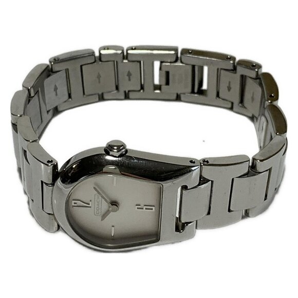 Auth COACH - 0218 6******** Silver Women's Wrist Watch - Picture 2 of 5